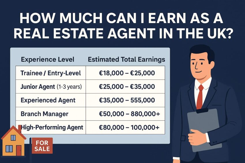 How Much Can I Earn as a Real Estate Agent in the UK